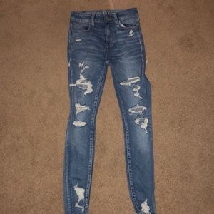american eagle ripped jeans